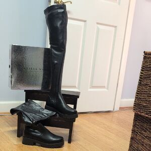 Azalea Wang Eureva Proceed Stretch Over the Knee  Black Boots Size 8.5